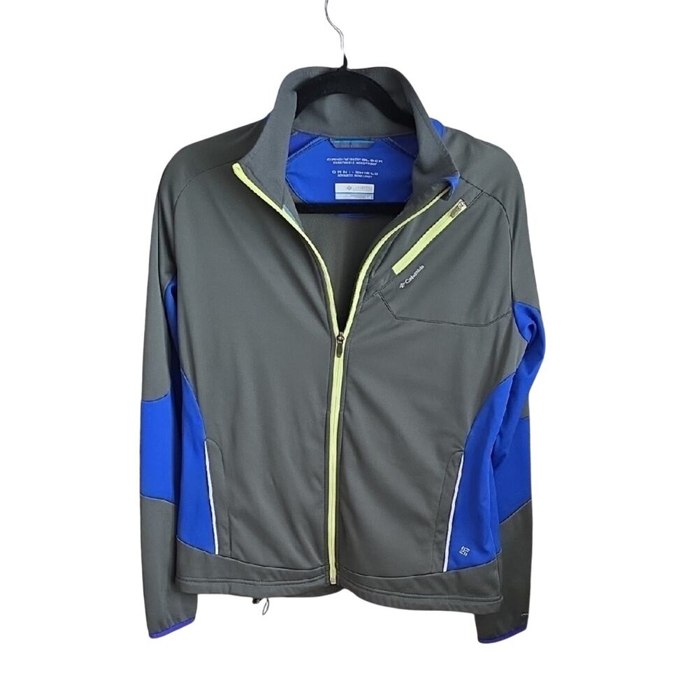Columbia Onmi-Shield Omni-Wind Block Zip Stretch Jacket Womens Size Large